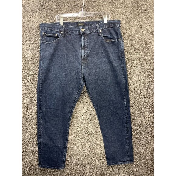 Polo Ralph Lauren Jeans Men 44B X 30 Blue Denim Cotton Prospect Straight Stretch - Picture 1 of 16
